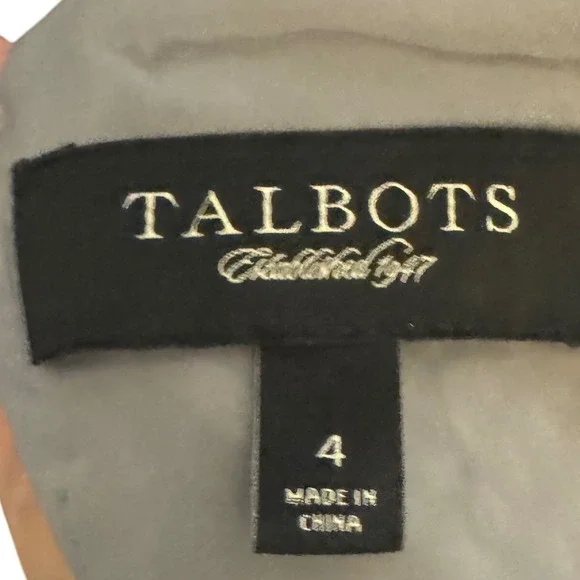 Talbots ~ vintage | gray wool tweed pencil pleated zip up skirt | so beautiful! - Picture 6 of 9